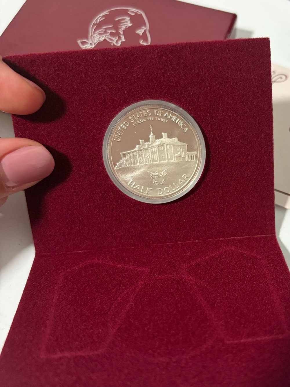 George Washington Proof 90% Silver Commemorative Half Dollar w COA - Picture 4 of 4